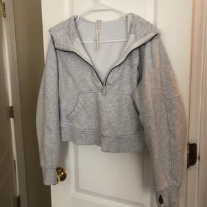 Lululemon oversized half zip scuba